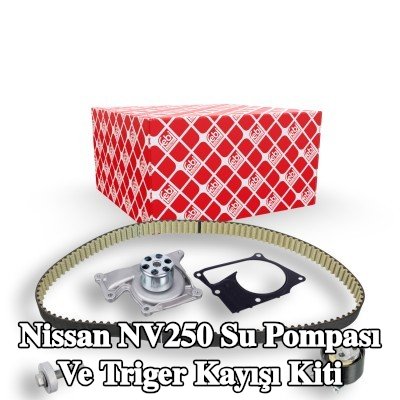 FEBI BILSTEIN Su pompası ve triger kayışı kiti Diş Sayısı: 119, Width: 27mm, su pompalı — Nissan Nv250