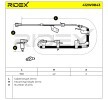 RIDEX ABS sensörü Ön Aks Sol, 960mm — Nissan Pick Up (5)