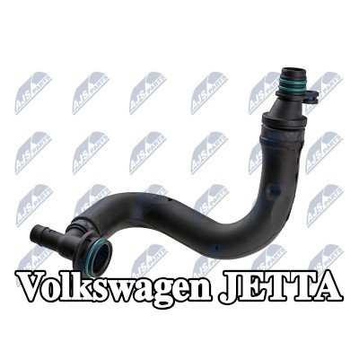 NTY أنبوب تنفيس غطاء الكرسي الهزاز غطاء رأس الأسطوانة, مع حشيات/مانعات تسرب — Volkswagen Jetta