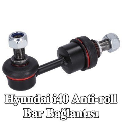 FEBI BILSTEIN Arka aks sol stabilizatör kolu, Arka Aks Sağ, 111mm, Çelik — Hyundai i40