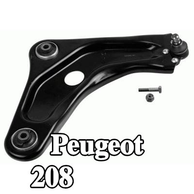 LEMFÖRDER ذراع التعليق للمحور الأمامي الأيمن, صفائح فولاذية — Peugeot 208