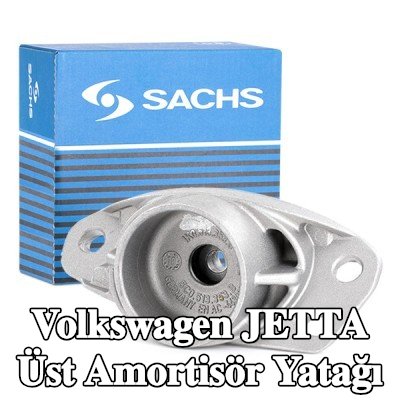 SACHS Üst amortisör yatağı Arka Aks Sol, Arka Aks Sağ, Rulman gerekli değildir — 2004 Volkswagen Jetta