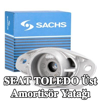 SACHS Üst amortisör yatağı Arka Aks Sol, Arka Aks Sağ, Rulman gerekli değildir — 2008 SEAT Toledo