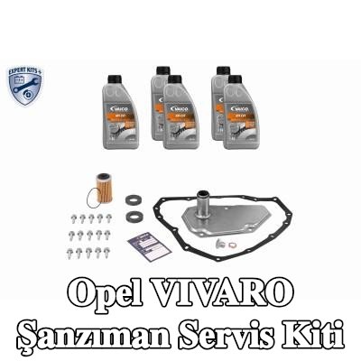 VAICO Aksesuarlarla birlikte şanzıman servis kiti, cıvata/vida ile, standart yağ değişimi için yağ miktarı ile, yağ karteri contalı, conta halkası ile — Opel Vivaro
