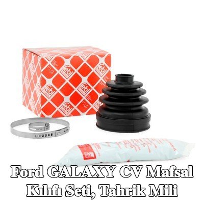 FEBI BILSTEIN CV kılıf kiti, tahrik mili Ön Aks Sol, şanzıman tarafında, Kauçuk — 2000 Ford Galaxy