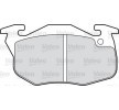 VALEO Fren balatası seti Ön Aks, 18mm, gıcırtı önleyici plaka olmadan — Renault 18 (6)
