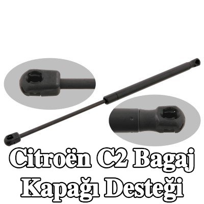 FEBI BILSTEIN Bagaj kapağı amortisörü (Her iki taraf), 459mm — Citroën C2