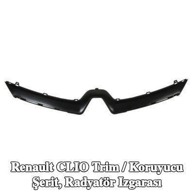 BLIC Trim / koruyucu şerit, radyatör ızgarası Üst — 2012 Renault Clio