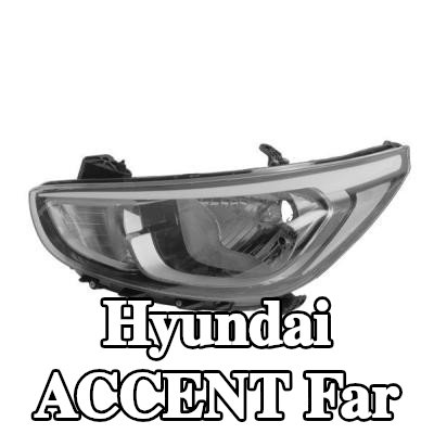 ABAKUS Far Sol, H4, PY21W, W5W, elektrik motorlu, ampul içermez — Hyundai Accent