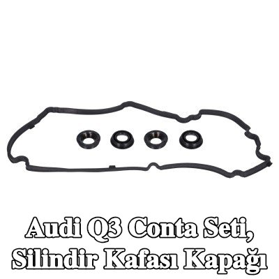 FEBI BILSTEIN Conta seti, silindir kapağı ACM (Poliakrilat) — Audi Q3
