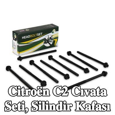 BGA Cıvata Kiti, silindir kafası M10 — Citroën C2