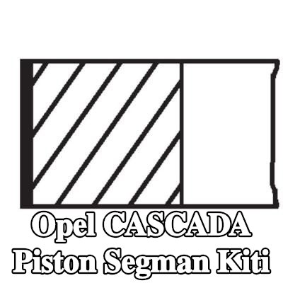 MAHLE Piston Segman Kiti — 2016 Opel Cascada
