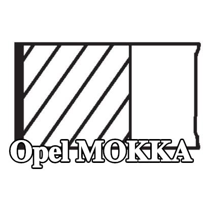 MAHLE مجموعة حلقات المكبس — Opel Mokka