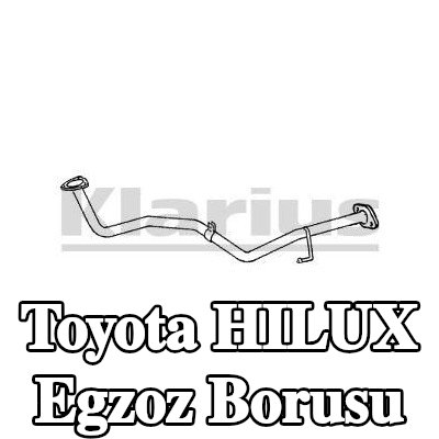 VEGAZ Egzoz Borusu — 2000 Toyota Hilux