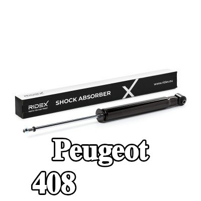 RIDEX ممتص صدمات المحور الخلفي, ضغط الغاز, ممتص صدمات تلسكوبي — 2012 Peugeot 408