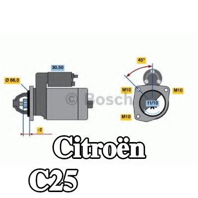 BOSCH محرك التشغيل 1, 7kW — Citroën C25