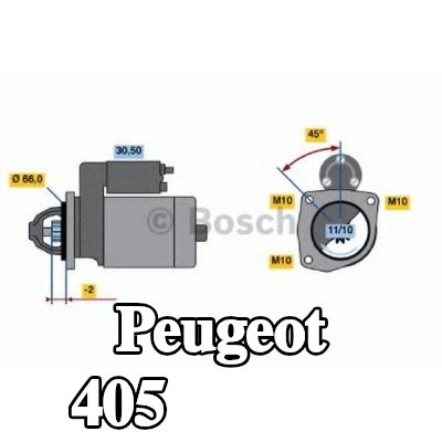 BOSCH محرك التشغيل 1, 7kW — Peugeot 405