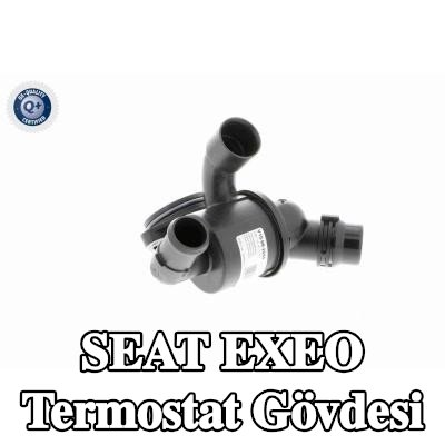 VEMO Conta/sızdırmazlık elemanı ile termostat muhafazası, termostatlı, Q+, orijinal ekipman üreticisi kalitesi — SEAT Exeo
