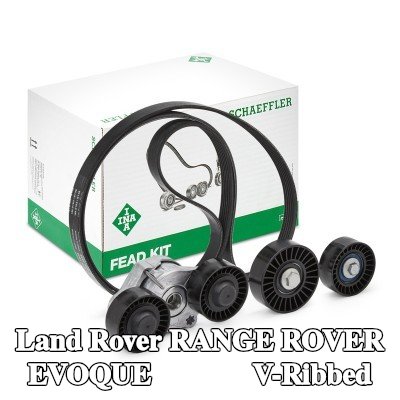 INA مجموعة أحزمة V-Ribbed — 2016 Land Rover Range Rover Evoque