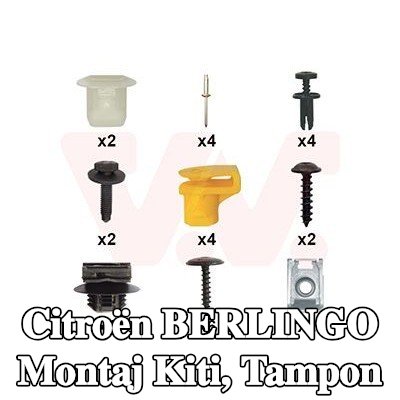 VAN WEZEL Montaj Kiti, tampon — Citroën Berlingo