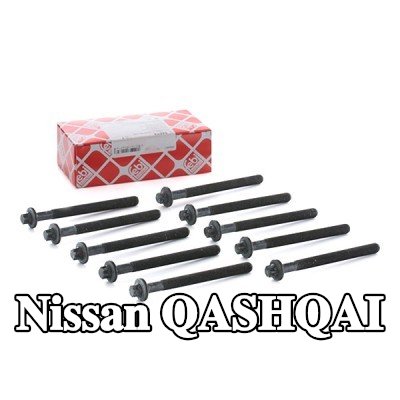 FEBI BILSTEIN مجموعة البراغي, رأس الأسطوانة 126mm — Nissan Qashqai