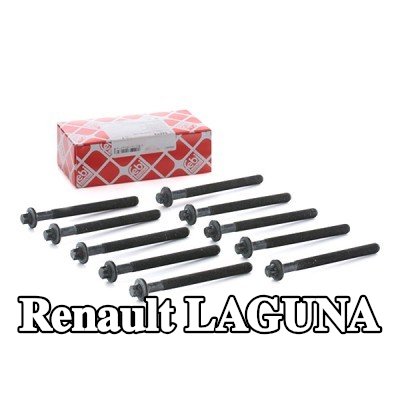 FEBI BILSTEIN مجموعة البراغي, رأس الأسطوانة 126mm — Renault Laguna