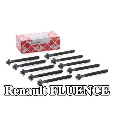 FEBI BILSTEIN مجموعة البراغي, رأس الأسطوانة 126mm — Renault Fluence