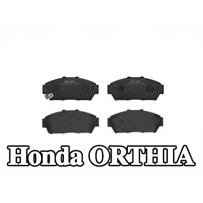 BREMBO مجموعة وسادات الفرامل Prime, 17mm, مع لوحة مانعة للصرير, بدون ملحقات — Honda Orthia