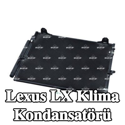 NRF Klima kondansatörü EASY FIT, kurutuculu, conta halkası ile, azot dolgulu — Lexus Lx