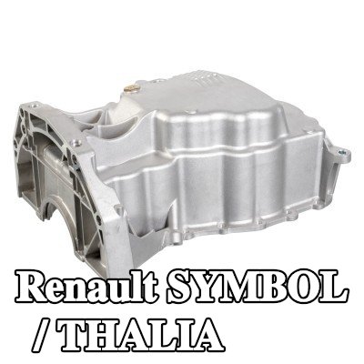 FEBI BILSTEIN حوض الزيت مع سدادة تصريف الزيت, مع حشية حوض الزيت, مع حلقة مانعة للتسرب — Renault Symbol / Thalia