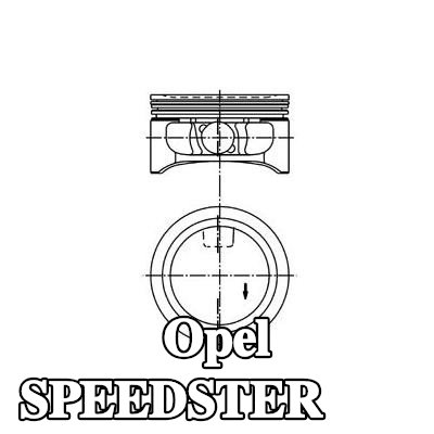 KOLBENSCHMIDT المكبس — 2002 Opel Speedster