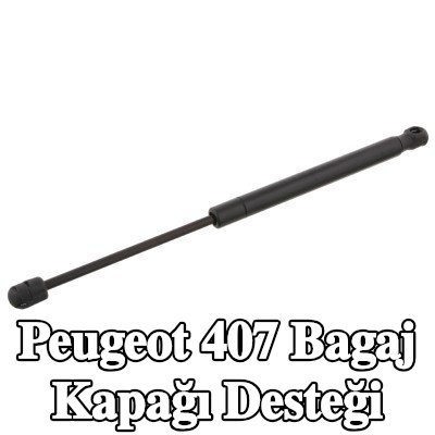 FEBI BILSTEIN Bagaj kapağı amortisörü (Her iki taraf), 376mm — Peugeot 407
