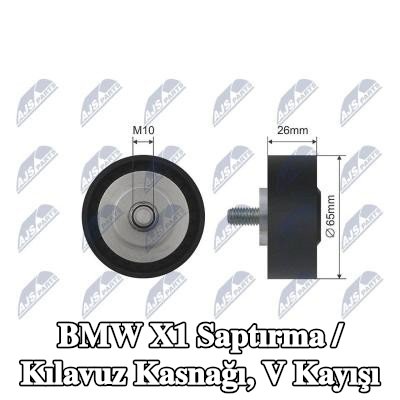 NTY Saptırma / Kılavuz Kasnağı, V kayışı — BMW X1