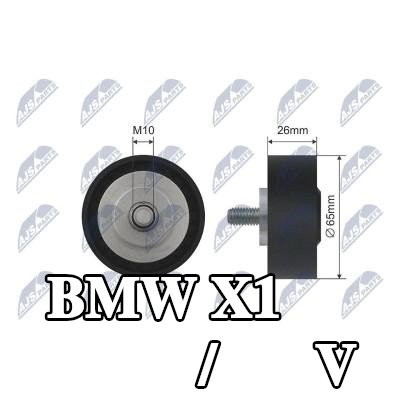 NTY بكرة انحراف/توجيه، حزام V — BMW X1
