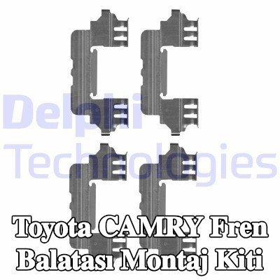 DELPHI Fren balatası montaj kiti — Toyota Camry