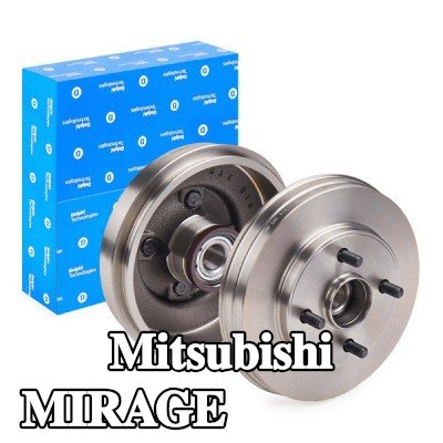 DELPHI أسطوانة الفرامل 240mm, مع حلقة مستشعر ABS, مع محمل العجلة — Mitsubishi Mirage