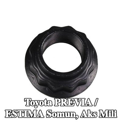 METZGER Somun, ön aks sol aks mili, Ön Aks Sağ — Toyota Previa / Estima