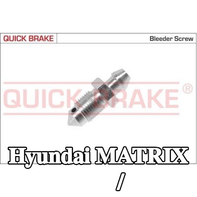 QUICK BRAKE برغي/صمام التهوية — Hyundai Matrix