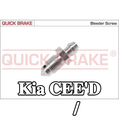 QUICK BRAKE برغي/صمام التهوية — Kia Cee'd