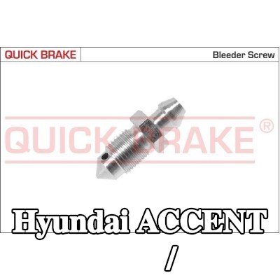 QUICK BRAKE برغي/صمام التهوية — Hyundai Accent