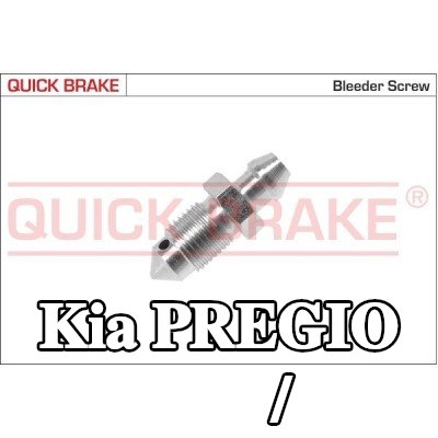 QUICK BRAKE برغي/صمام التهوية — Kia Pregio