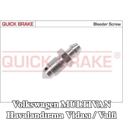 QUICK BRAKE Havalandırma vidası / valfi — Volkswagen Multivan
