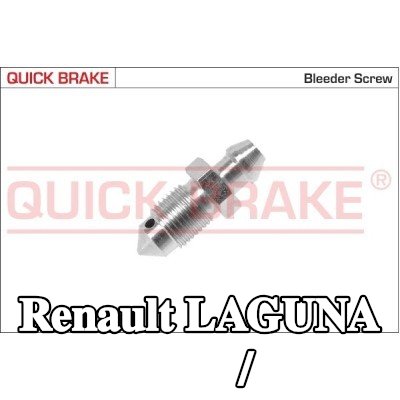 QUICK BRAKE برغي/صمام التهوية — Renault Laguna