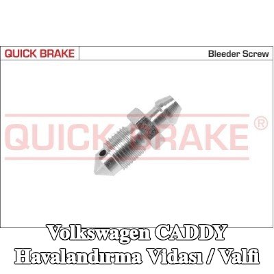 QUICK BRAKE Havalandırma vidası / valfi — Volkswagen Caddy