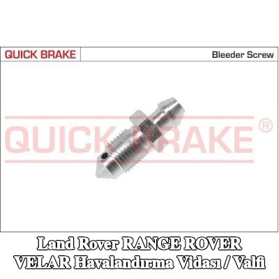 QUICK BRAKE Havalandırma vidası / valfi — Land Rover Range Rover Velar