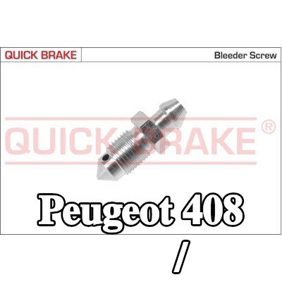 QUICK BRAKE برغي/صمام التهوية — Peugeot 408