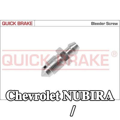 QUICK BRAKE برغي/صمام التهوية — Chevrolet Nubira