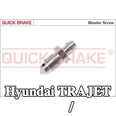 QUICK BRAKE برغي/صمام التهوية — Hyundai Trajet