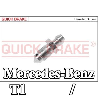 QUICK BRAKE برغي/صمام التهوية — Mercedes-Benz T1
