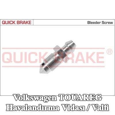QUICK BRAKE Havalandırma vidası / valfi — 2004 Volkswagen Touareg